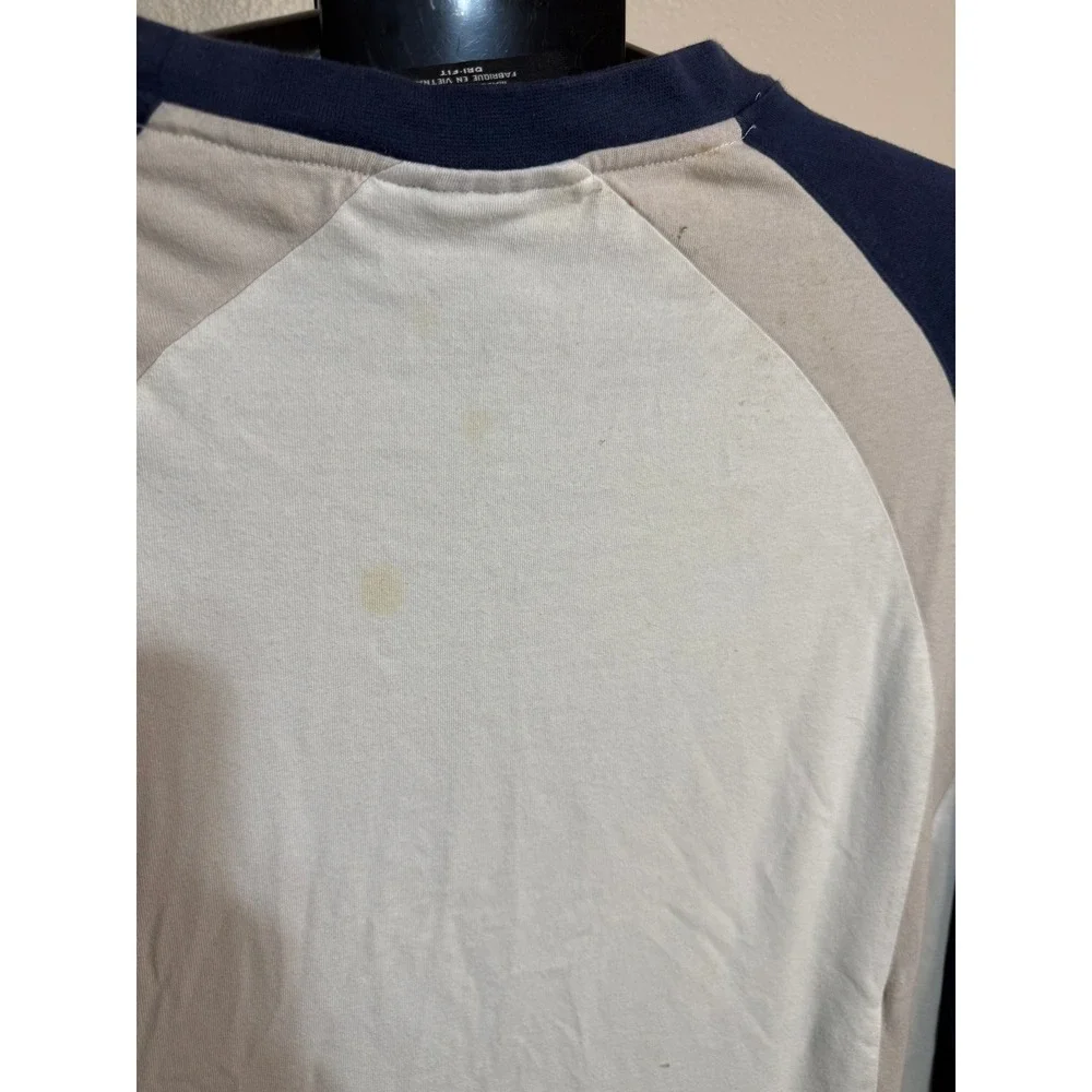 Nike St Louis Cardinals MLB Baseball Shirt Mens Large White Navy‎ Dri-FIT Raglan